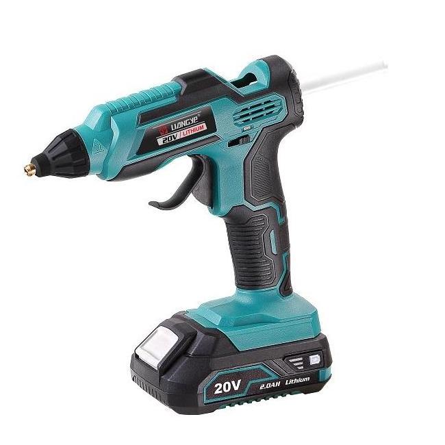 Liangye Lca777-1 Cordless Hot Melt Heat Glue Gun with glue stick package