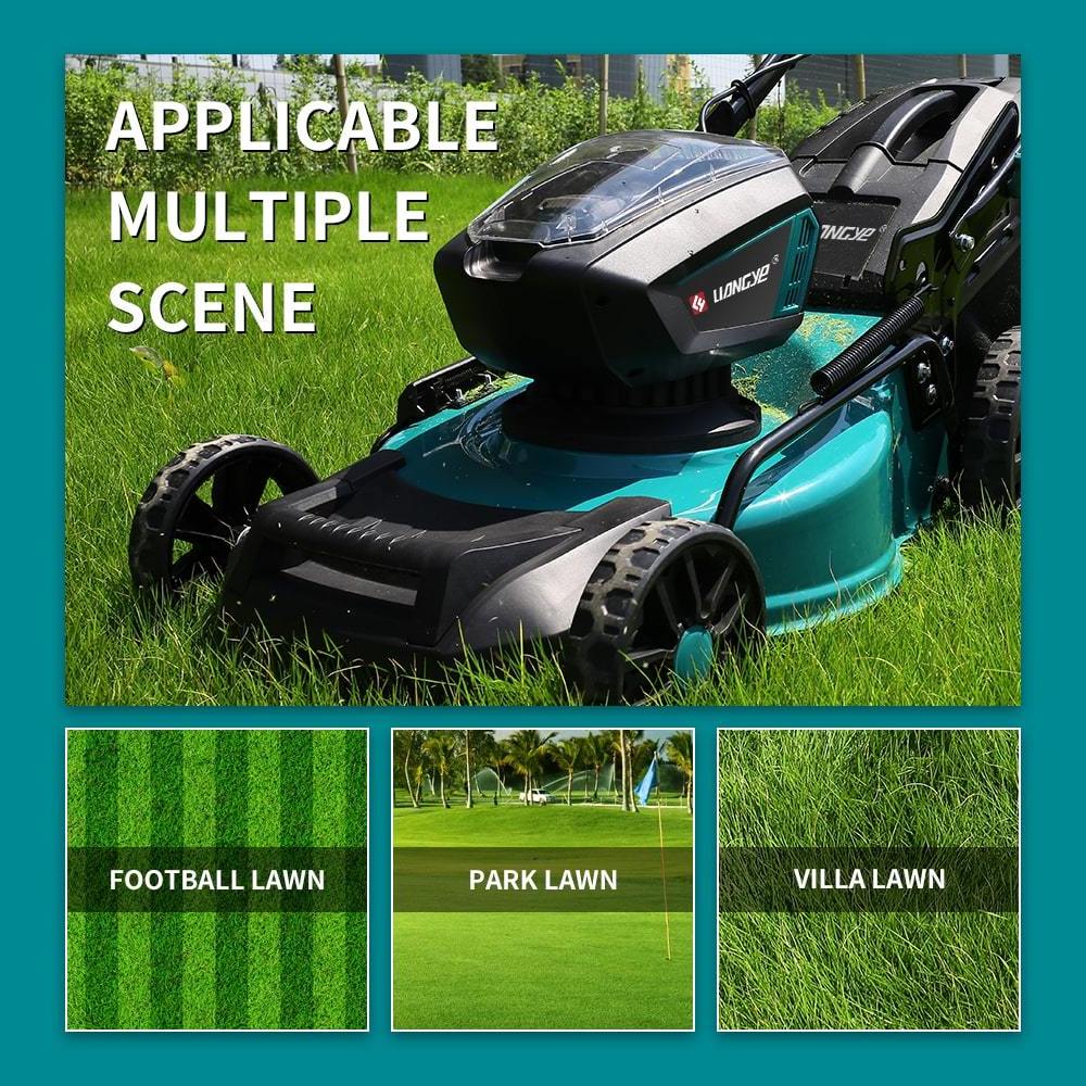 18in garden grass cutting machine Gardening Tools ZLM770-2VL 36v 40v brushless motor Cordless Battery Operated Lawn Mower