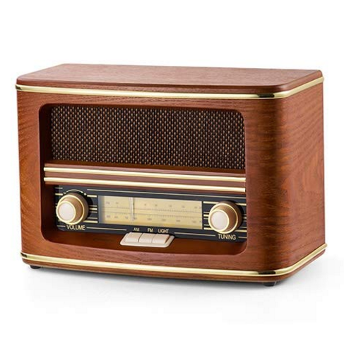 Retro wooden internet Radio bluetooth speaker stereo with usb/sd Vintage Radio alarm clock Music box