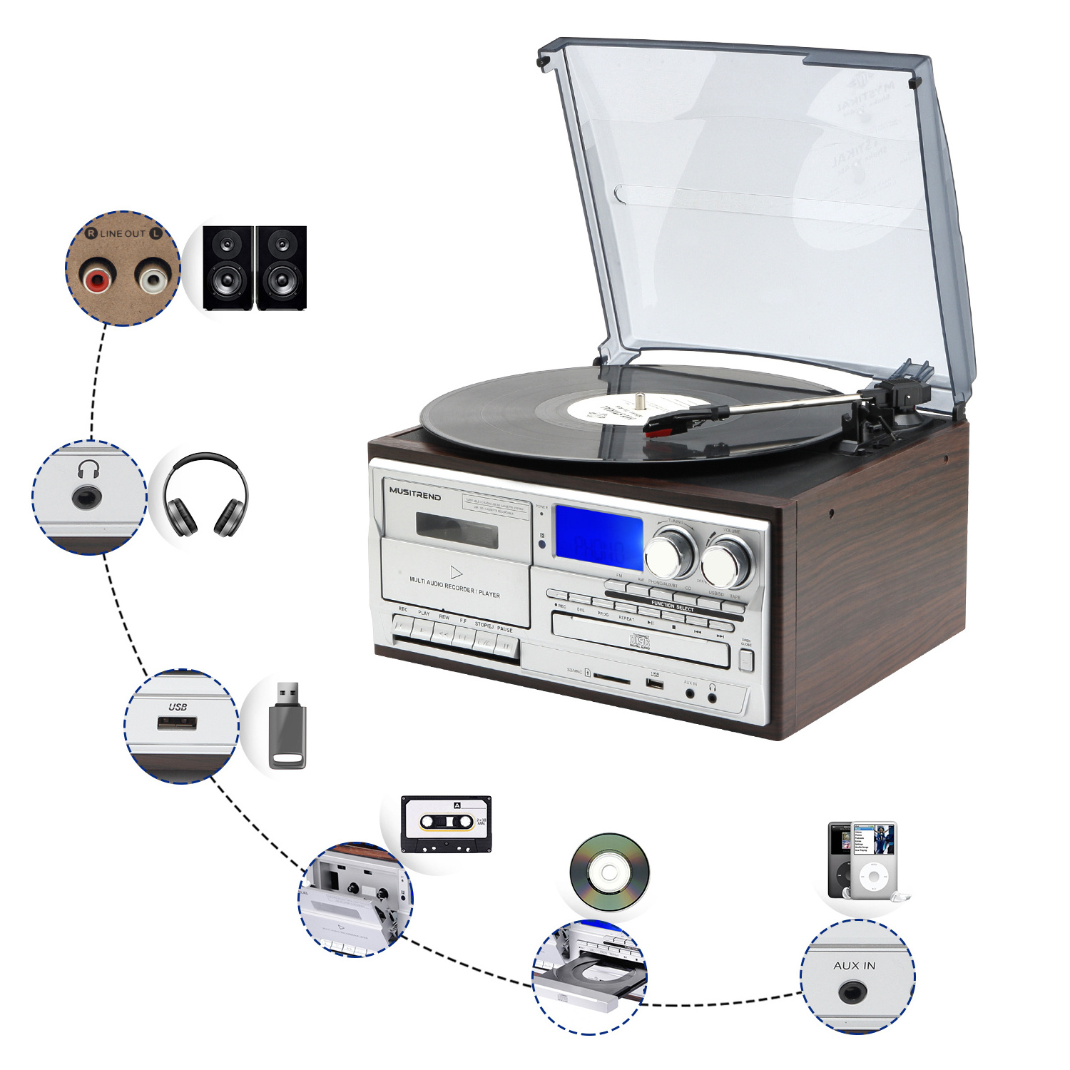 vhs to dvd turntable vinyl portable vinyl player turntable record