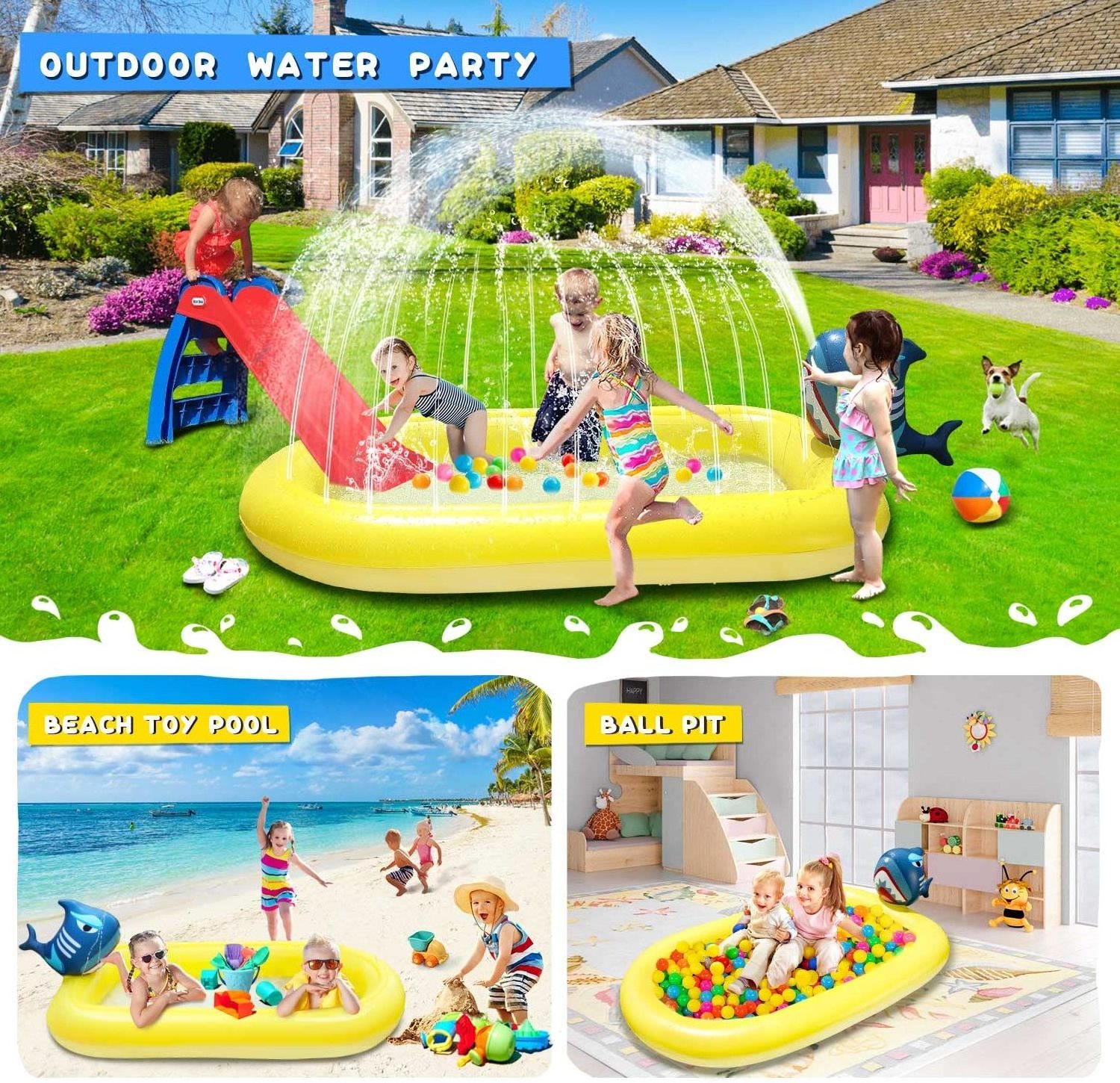 Sprayer Swimming Pool Inflatable Floats Wholesale Swimming Pool Inflatable Swim Pool