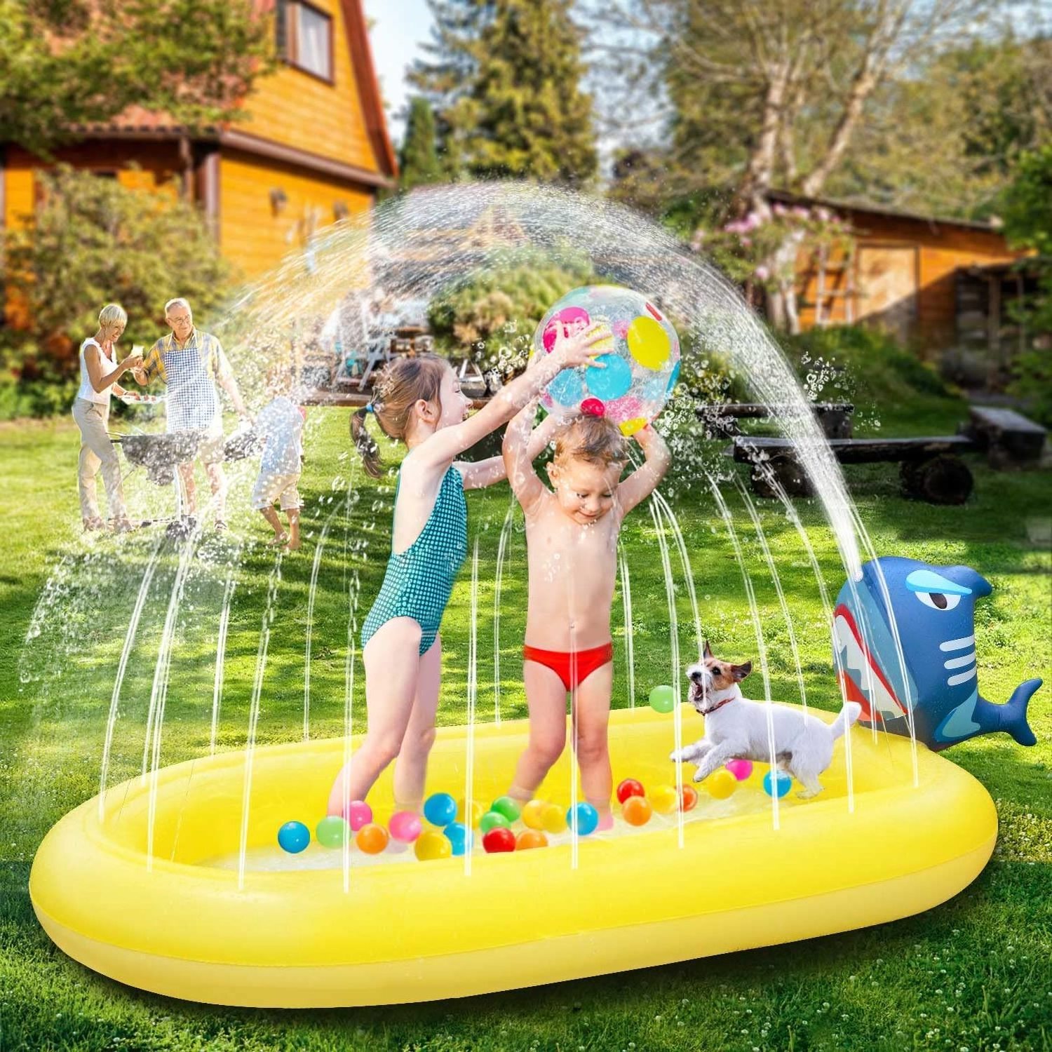 Sprayer Swimming Pool Inflatable Floats Wholesale Swimming Pool Inflatable Swim Pool