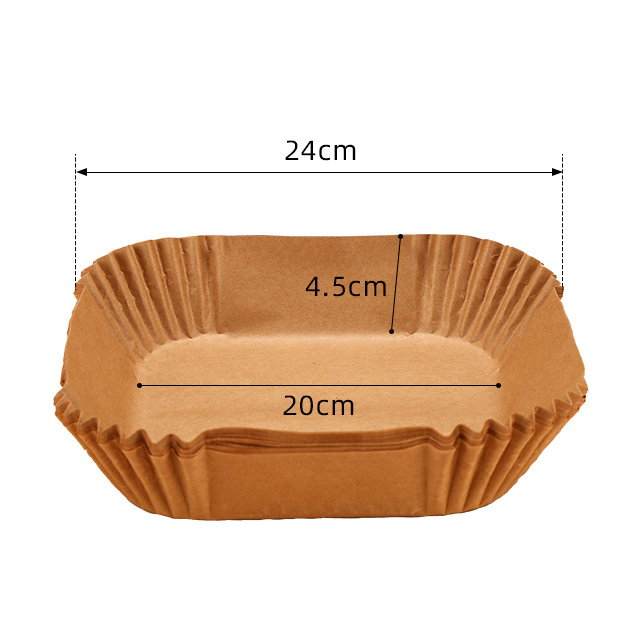 High Quality Non-Stick airfryer paper Round Disposable Air Fryer Parchment Paper Liners for Baking Roasting Microwave