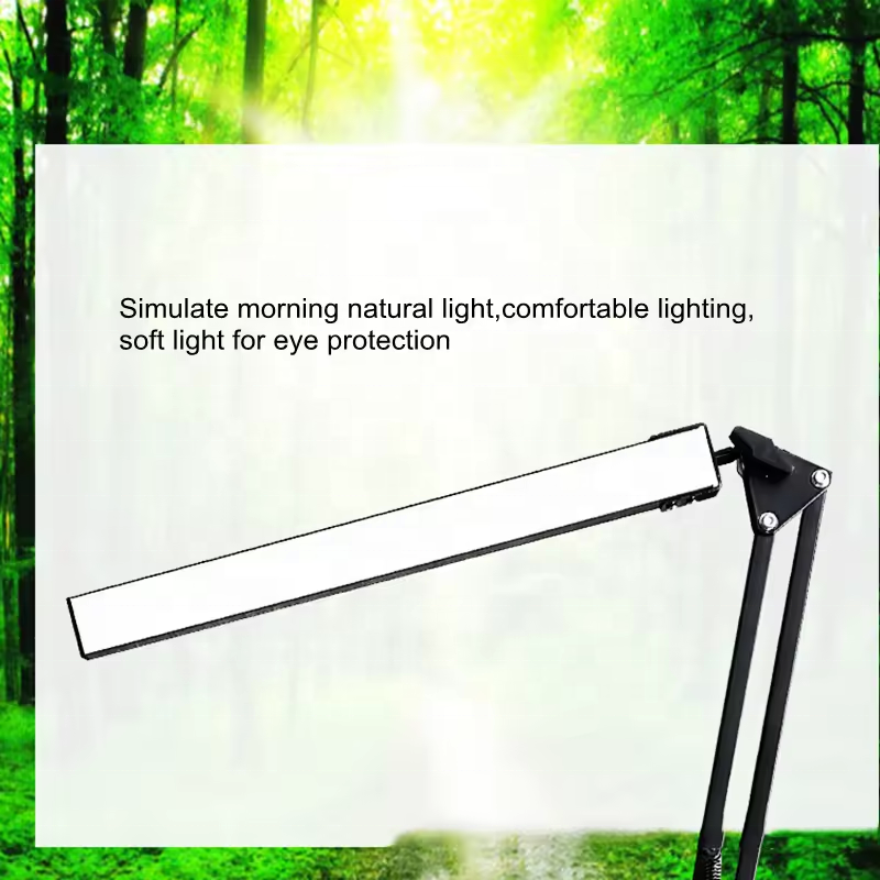 3 Color Modes 10-level Dimmer Clamp Led Desk Lamp Swing Arm Desk Lamp Adjustable Desk Light Eye-care Table Light