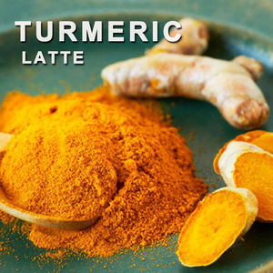 100% Pure Natural Turmeric yellow ginger root extract powder Latte beverage Bags Packaging