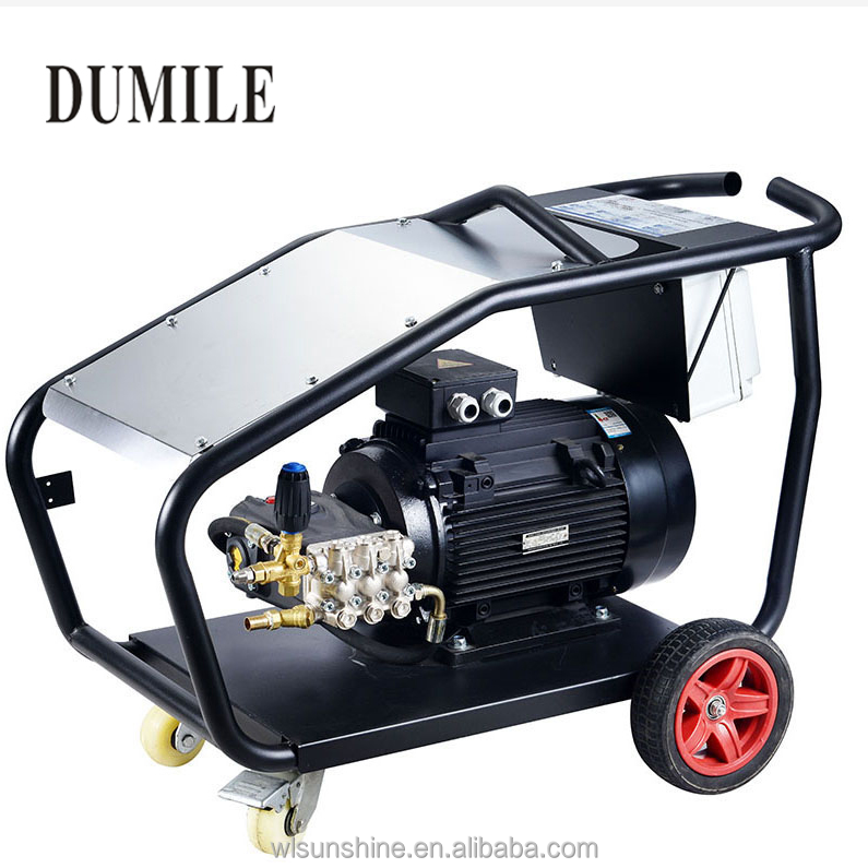 Portable 500 Bar 10000 PSI 200 Bar Electric Power High Pressure Industrial Commercial Car Washer