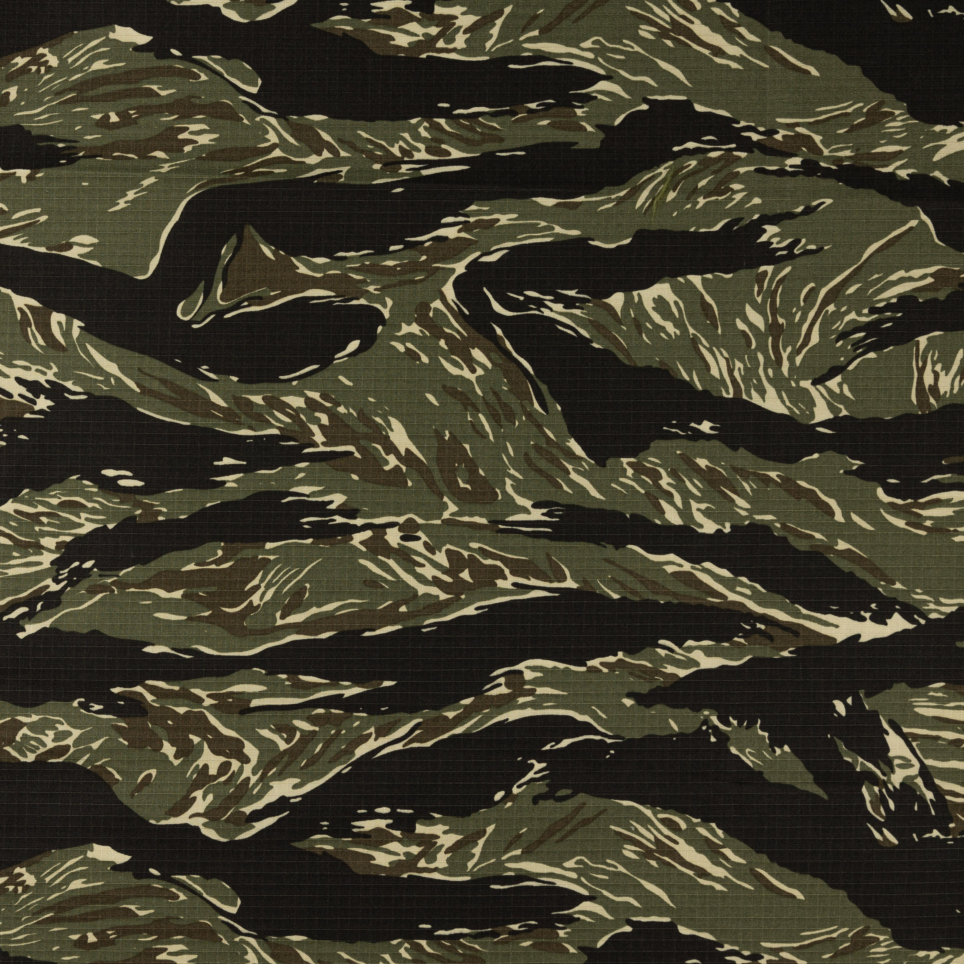 RTS TC 65/35 Camouflage Ripstop Waterproof Fabric Anti Tearing Tactical Gears Tiger Stripe Uniform