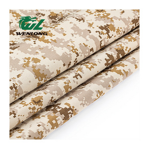 Camo Print Pixelated Desert 900D PU Camouflage Oxford Woven Fabric Waterproof Luggage Umbrella