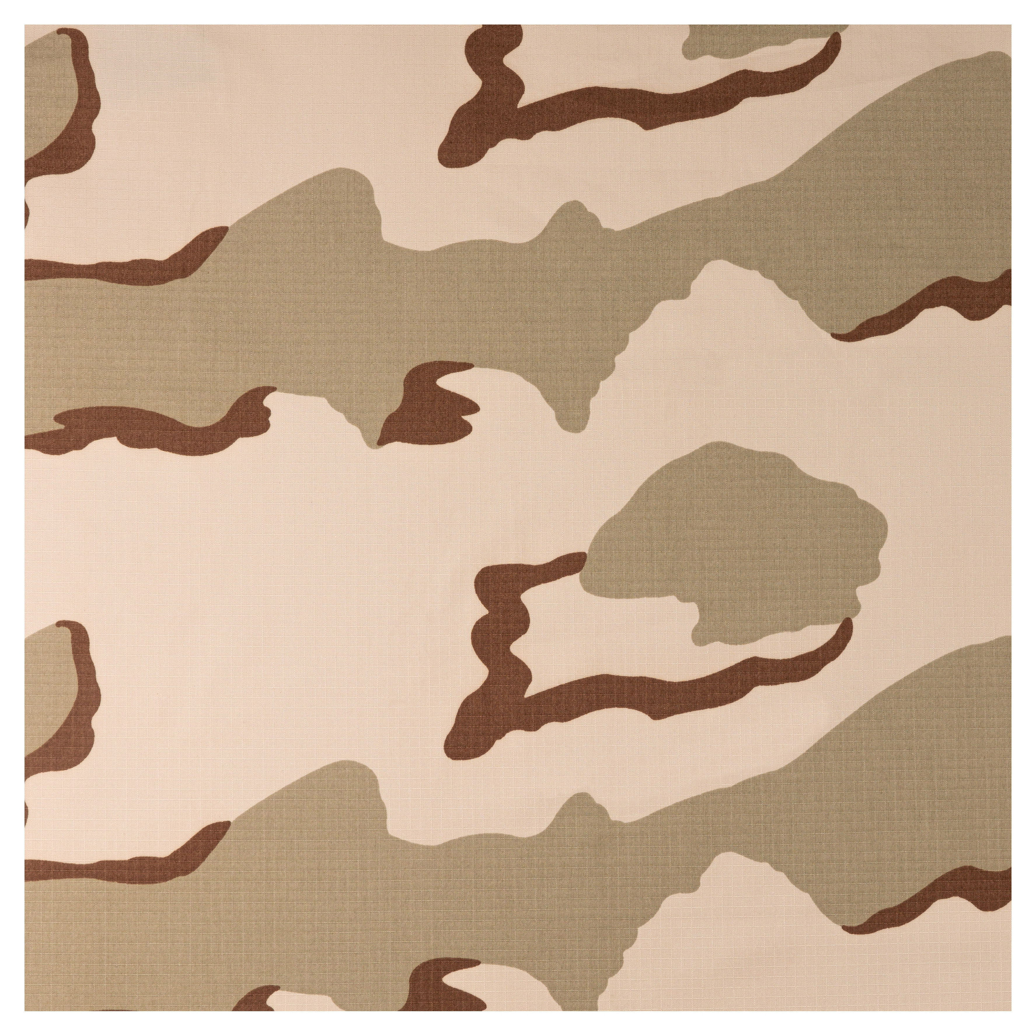 RTS T/C 80/20 Polyester/Cotton Tricolor Desert Camouflage Ripstop Fabric For Tactical Gears