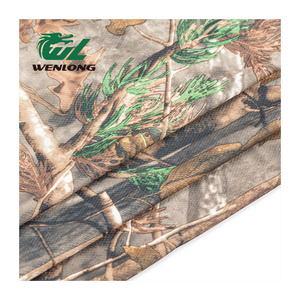 2023 Hot Sale Bird Eye Realtree Xtra 100%Poly Knitting Camouflage Casual Print Fabric For T-shirt