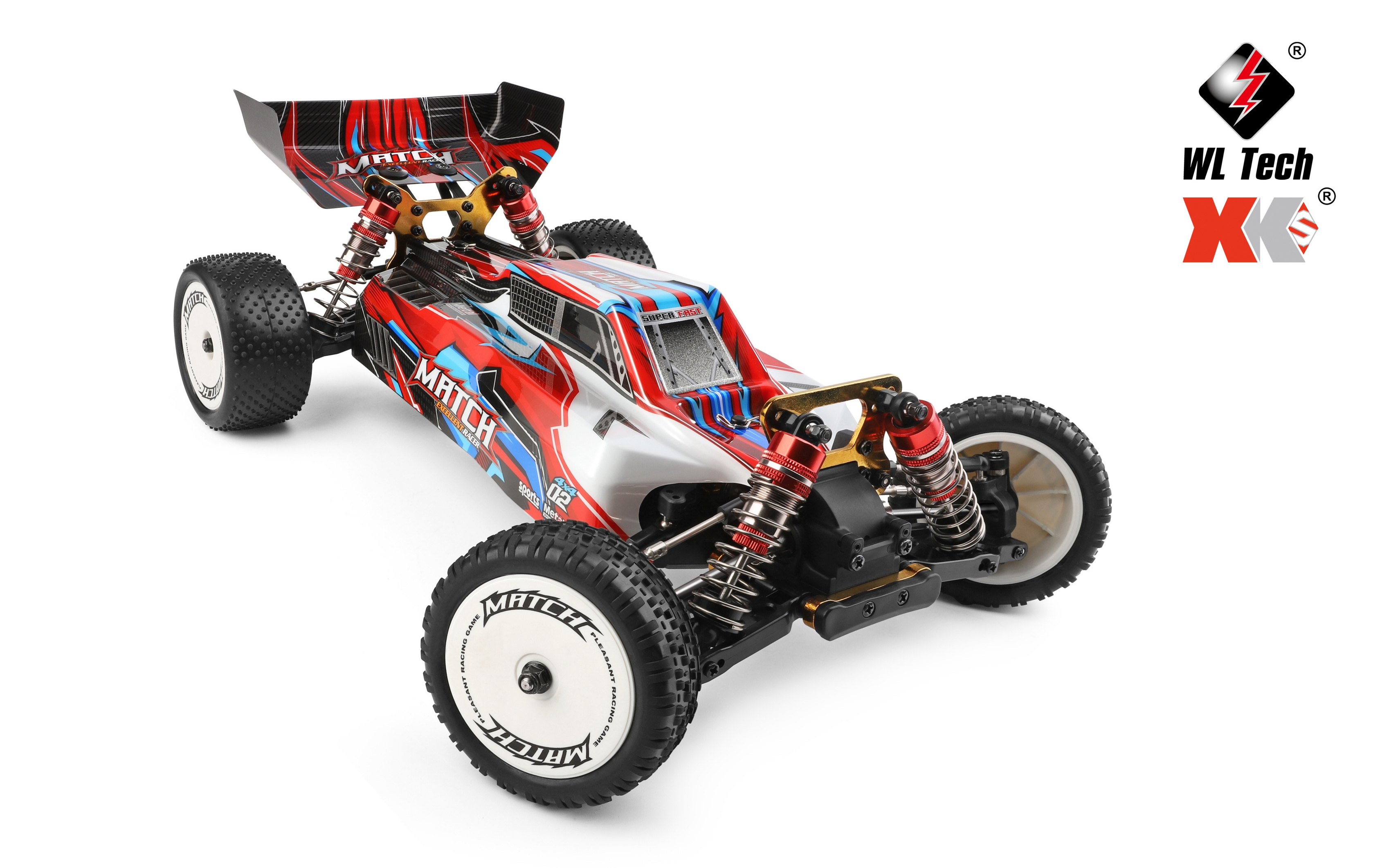 104001 Wltoys 2021 1/10  RC Offload Racing Car Hobby 45km/h 4 Wheel High Speed RTR Truck Electric Remote Control Cars Toy