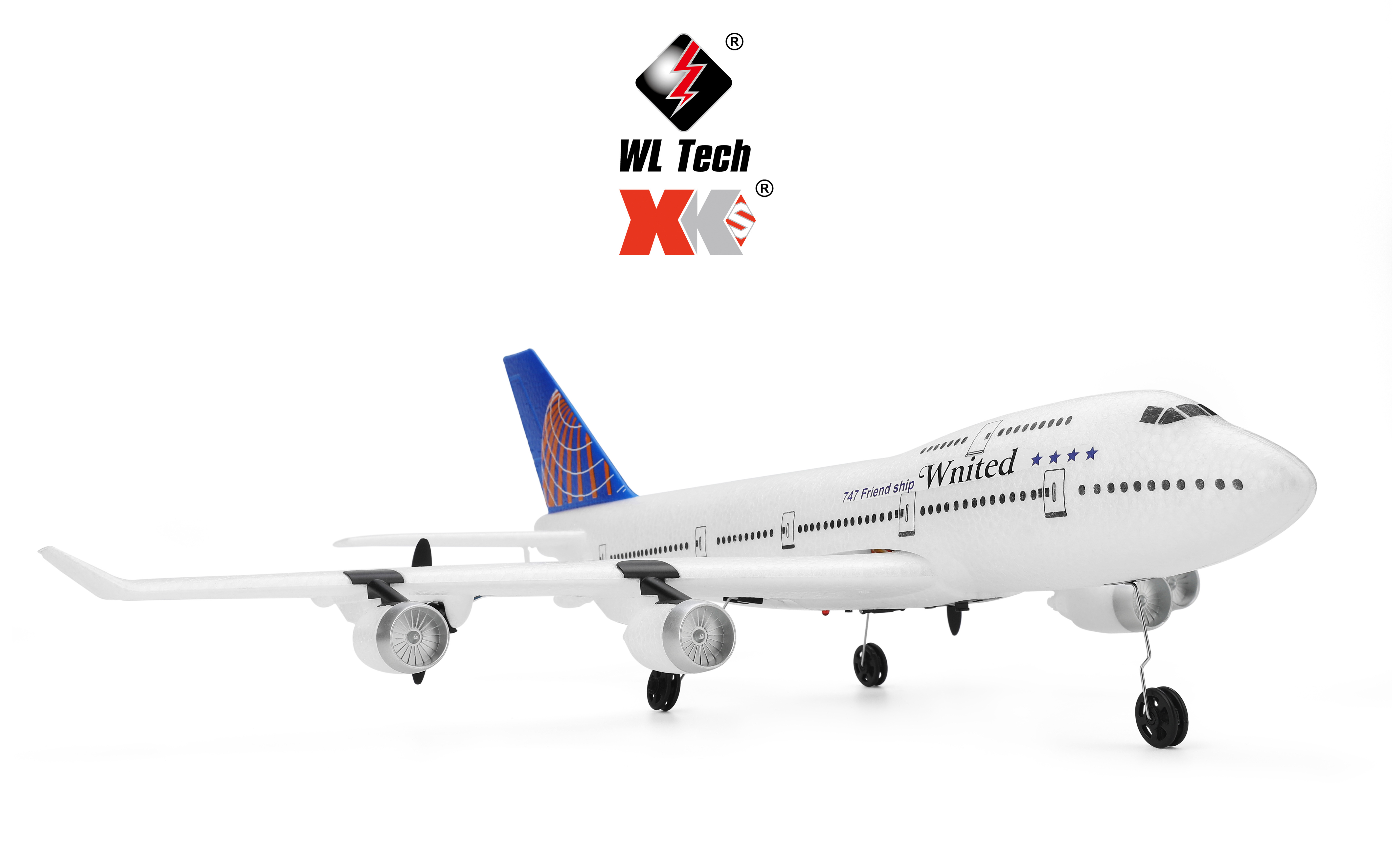 WLTOYS A150-Boeing-B747 2.4G 3CH Flying Radio Control Airplane Toys RC Model for Sale