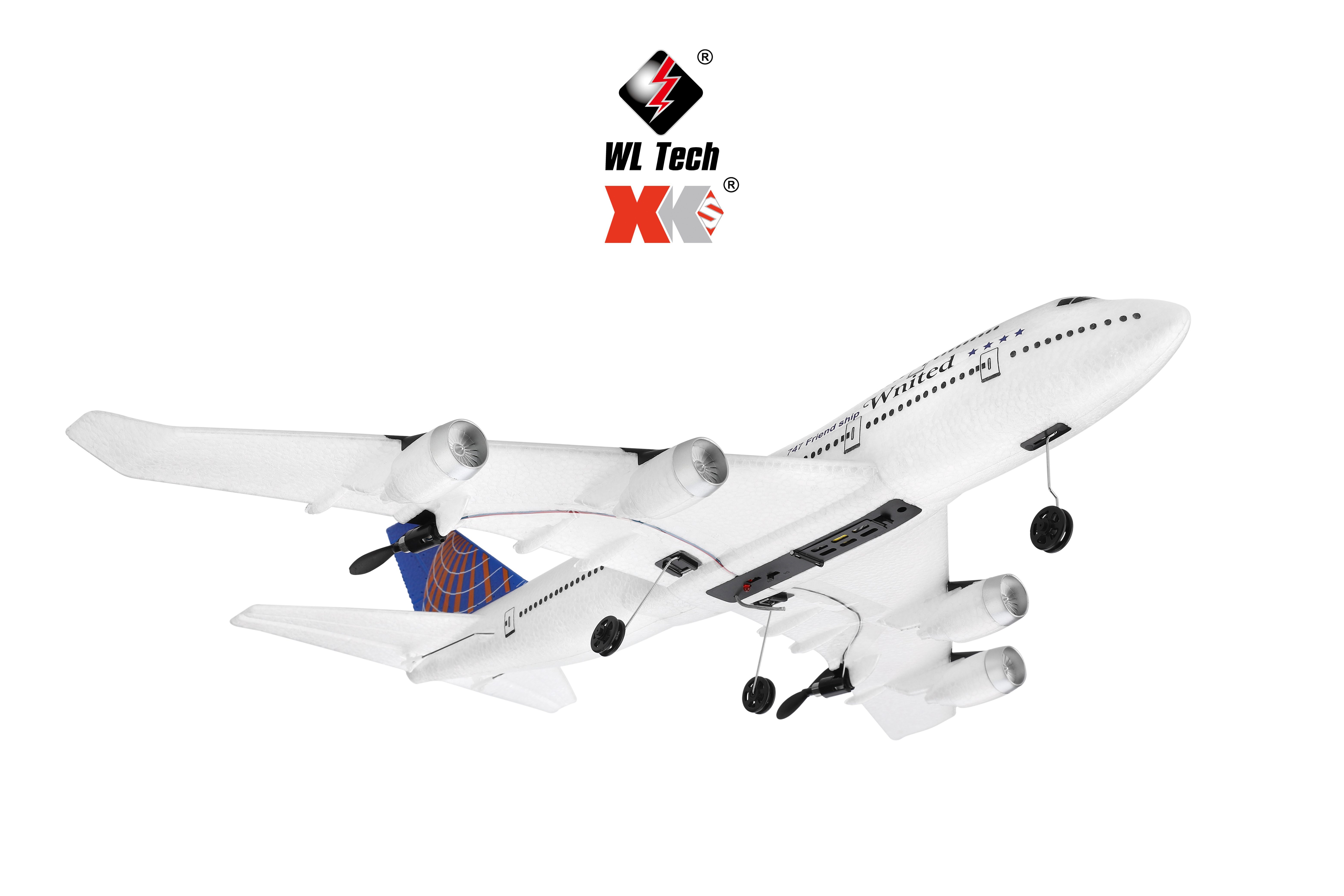 WLTOYS A150-Boeing-B747 2.4G 3CH Flying Radio Control Airplane Toys RC Model for Sale