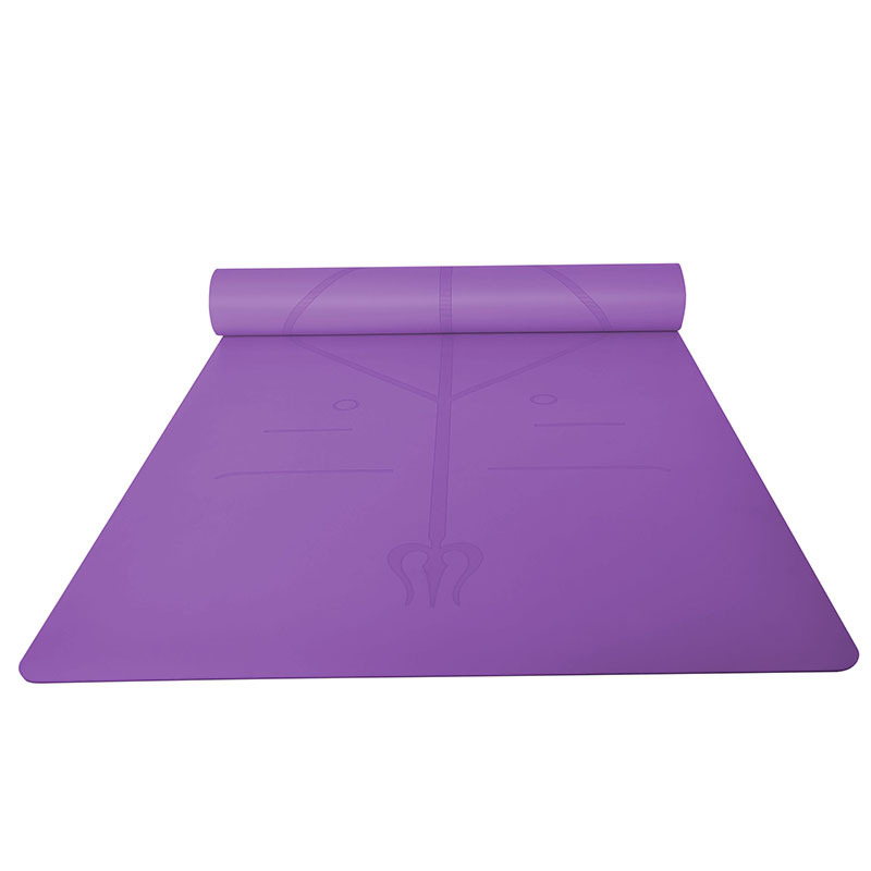 Tappetino Yoga Da 5mm 6MM 4MM 3MM Custom Printing Anti-Slip Pilates Exercise Mat Hatha Yoga Mat Rubber Base PU Yoga Mat