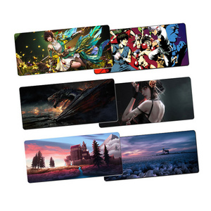 Wholesale Custom Printed Large Sublimation Rubber Keyboard MousePads Best Anti-slip Extended Computer Gaming Mouse Pads