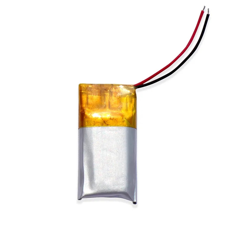 Silver Color Rechargeable Smallest 401020 50mah 3.7v Rechargeable Li Ion Li-polymer Battery