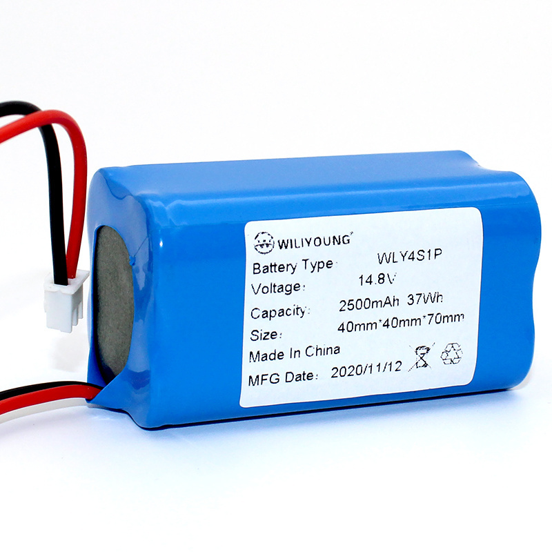 Rechargeable 4s1p 18650 battery pack 14.8v 3600mah 6600mah Li Ion Battery Pack For Emergency Power Supply