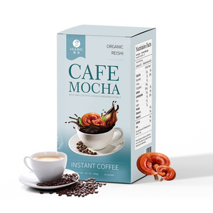 Instant Coffee with Reishi Mushroom extract mocha coffee flavor medicinal mushroom coffee