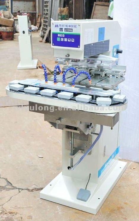 4 color pad printer YYZ4-300-90 shoe printing machine