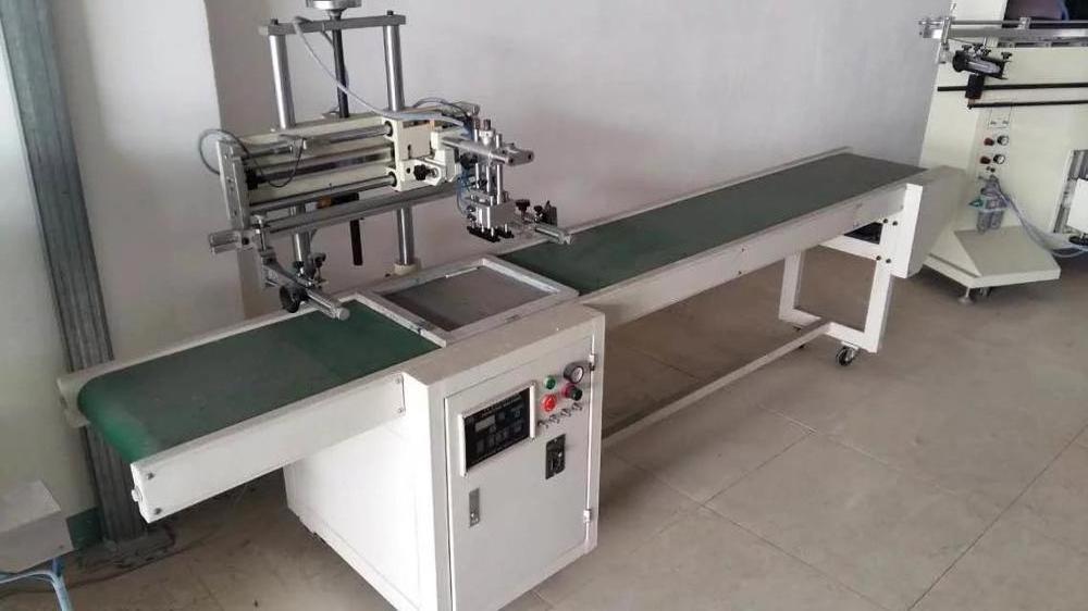 Silk  Auto Screen Printing Machine sale  print plastic Battery shell machine