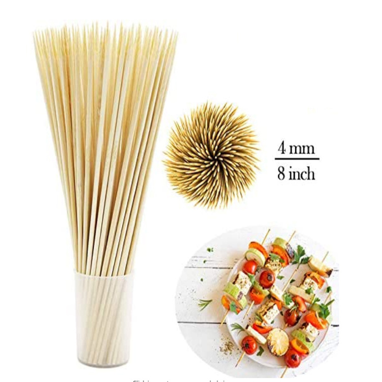 Fried Spiral Potato Chip Machine Use 45 cm Bamboo Stick