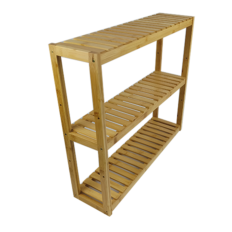 3-Tier Bamboo wooden Shoe Rack Storage Shelf Organizer Cabinet Free Standing Shoe Racks for closet living room