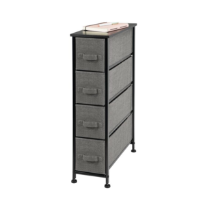 Classic Drawer Dresser Storage Chest, Modern Furniture Storage 4 Tower Unit For Bedroom Fabric Storage Cabinet