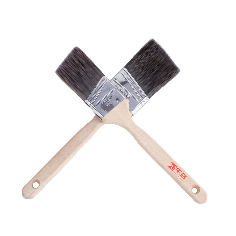 Professional Customized Wooden Handle Bristle Paint Brush Industrial Paint Brush