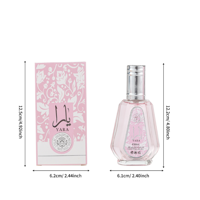 Cross border New Product Lattafa Yara EDP-50ML Women YARA Tobacco Amber 50ml perfume Wholesale