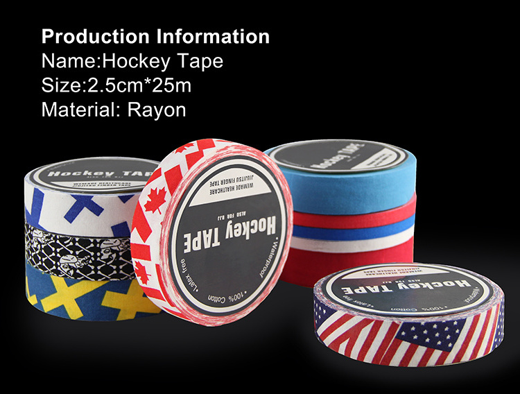 Sports hockey tape Custom branded coloured sports tape