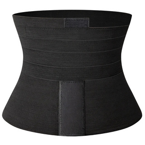 WM Tummy Sweat Belt Custom Belly Wrap Waist Trainer Magic Tape Slimming Wrap