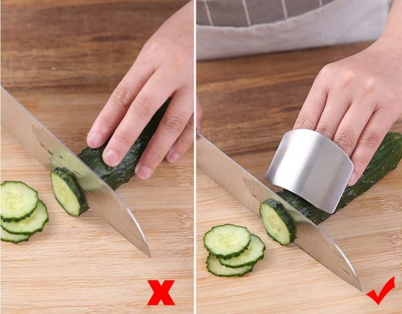 Bestsellers Metal Guard Guards For Stainless Steel Kitchen Cutting Tools Finger Protector