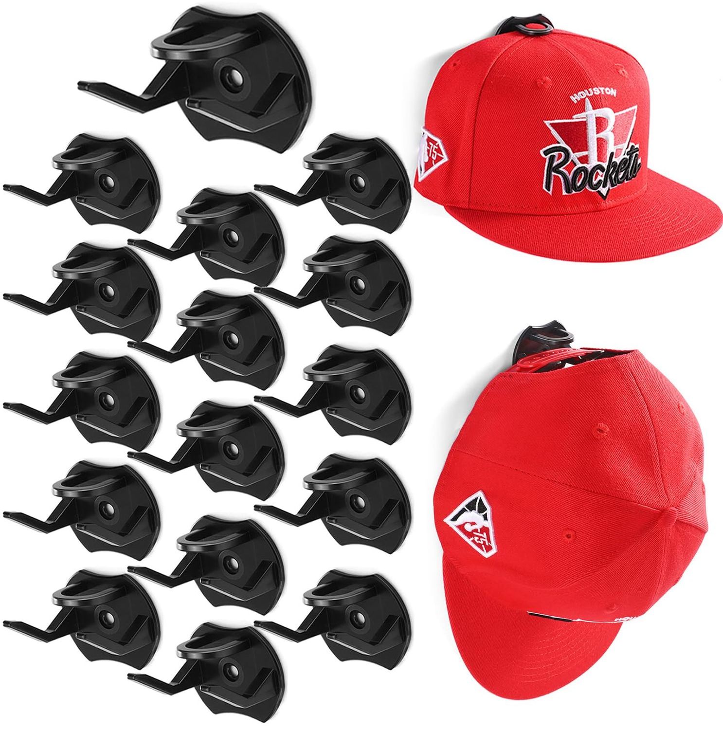 Simple Strong Fixation Baseball Cap Adhesive No Drilling Cap Hooks Hat Hooks