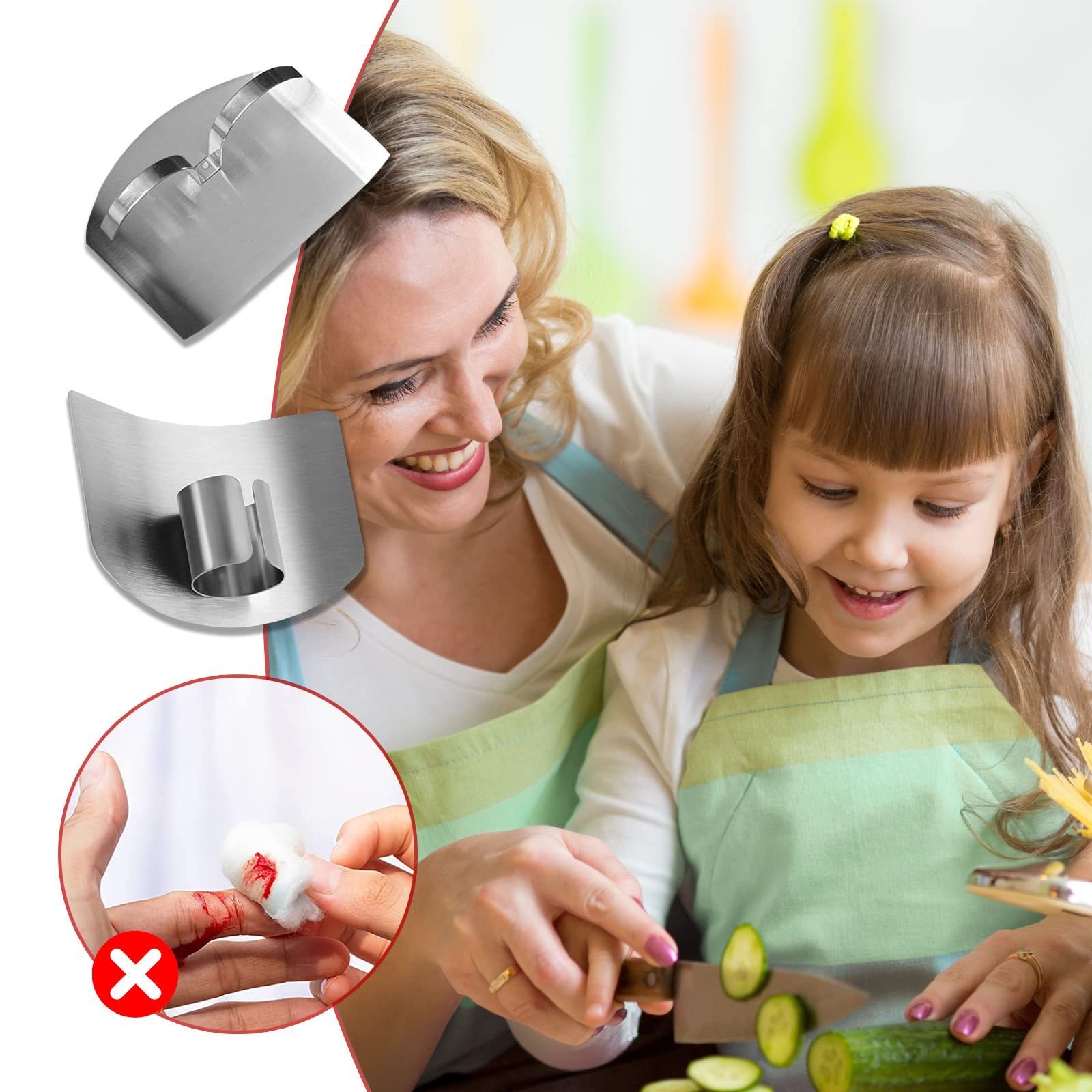 Bestsellers Metal Guard Guards For Stainless Steel Kitchen Cutting Tools Finger Protector