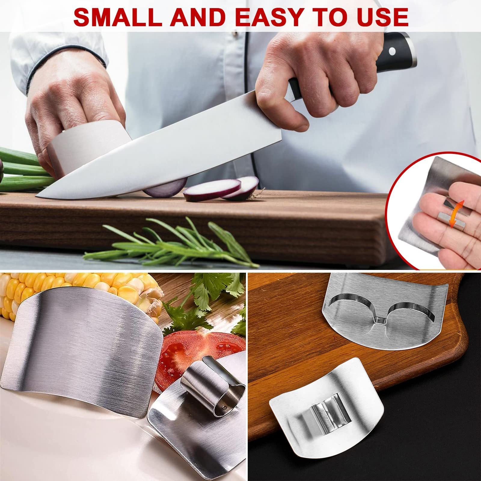 Bestsellers Metal Guard Guards For Stainless Steel Kitchen Cutting Tools Finger Protector