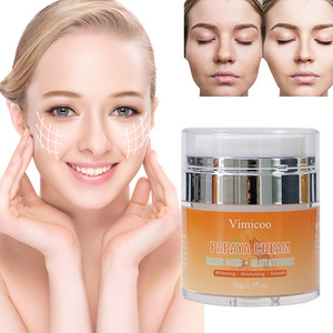 Skincare Facial Care Cream Moisturizing Glutathione Kojic Acid Whitening Bleaching Papaya Face Cream For Dark Skin