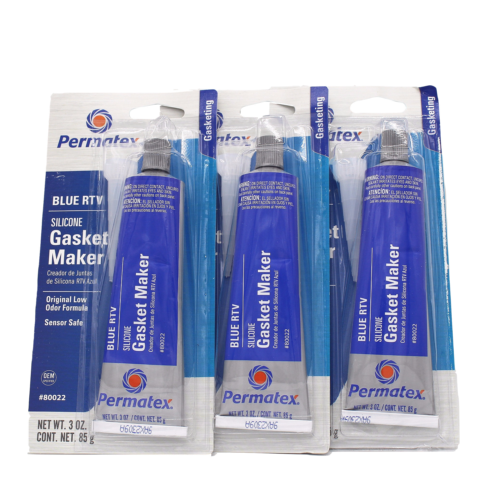 Permatex 6BR sensor safe blue silicone RTV 80022 Gasket sealant