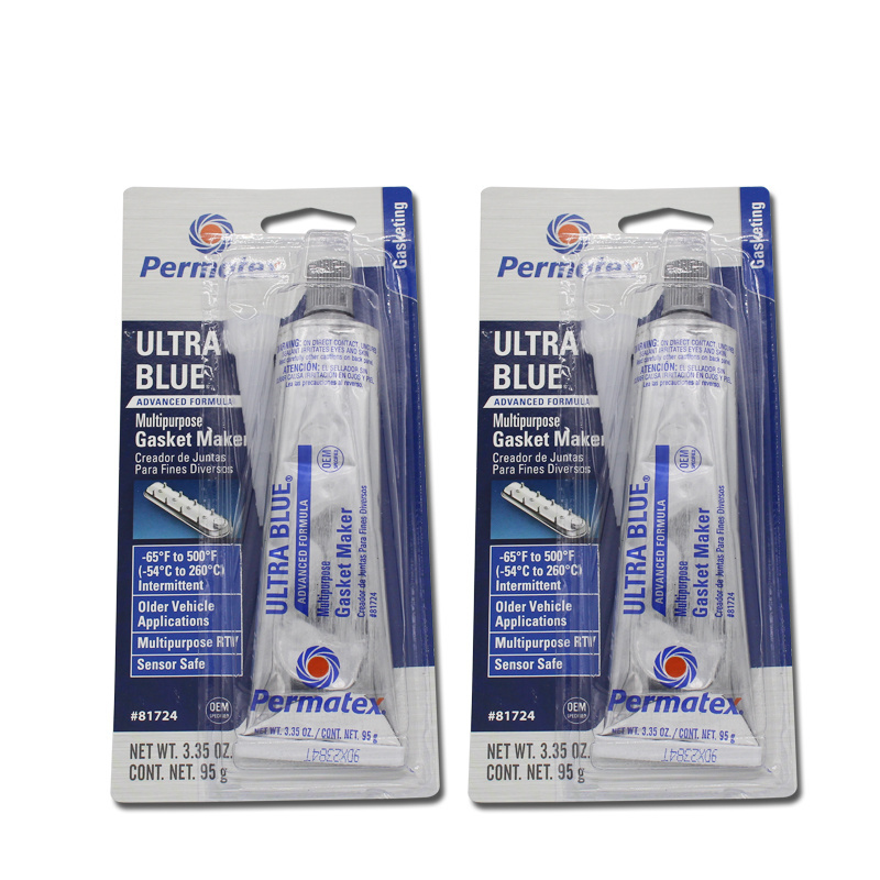 Permatex 81724/81725/85519 High-performance Ultra Blue RTV Silicone Flange Gasket sealant