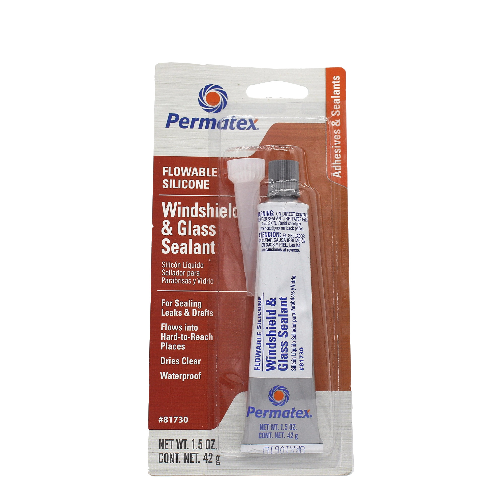 Permatex81730/65AR temperature resistant transparent windshield adhesive repair agent