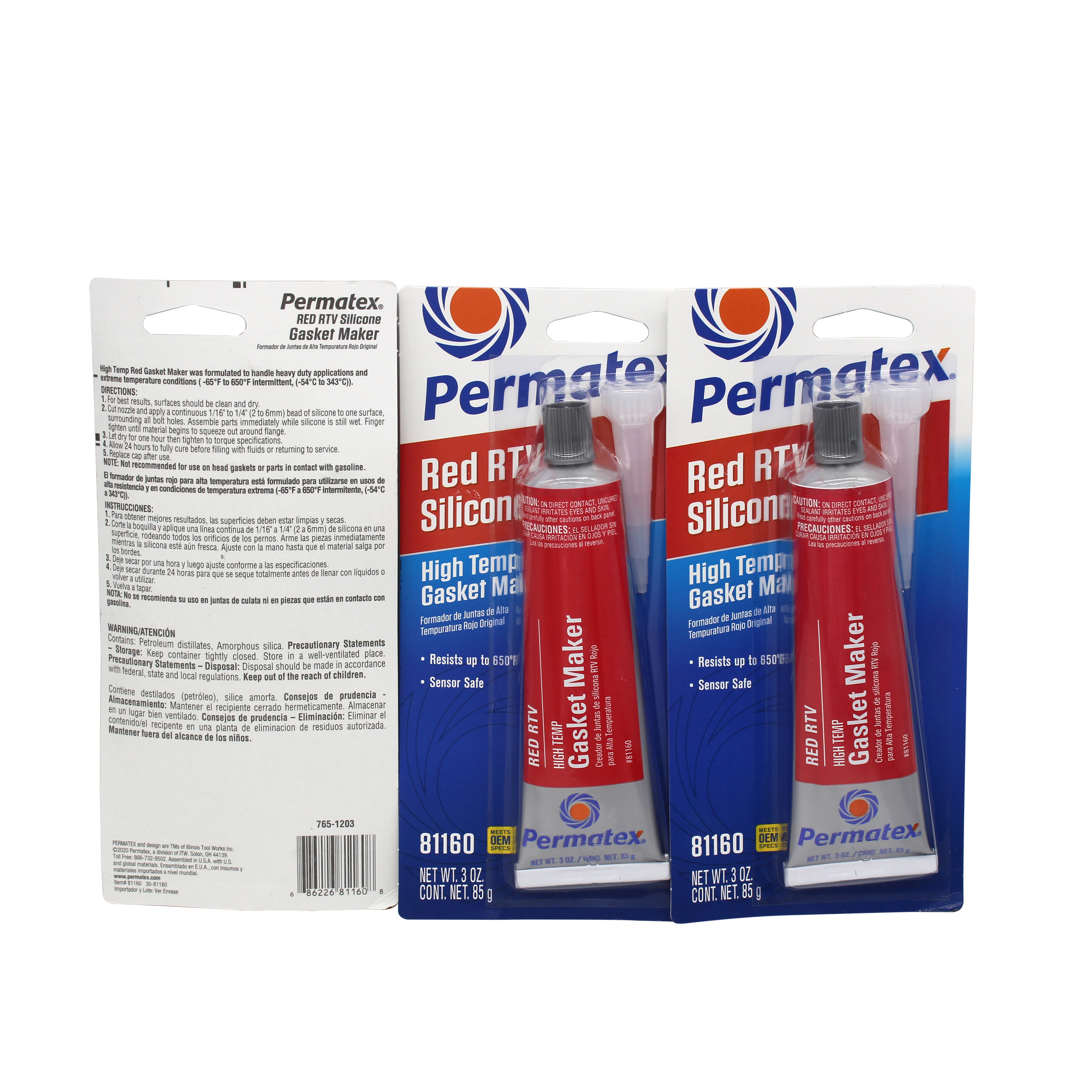 America Permatex 81160 High-Temp Red RTV Silicone Gasket