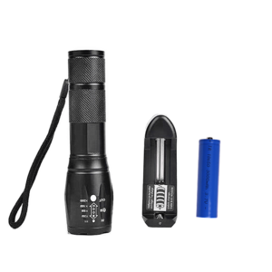 A100 Pocket Brite led Torch Light 18650/ AAA Linterna De Cabeza Con Zoom Flashlight Rechargeable Flashing Light for Walking