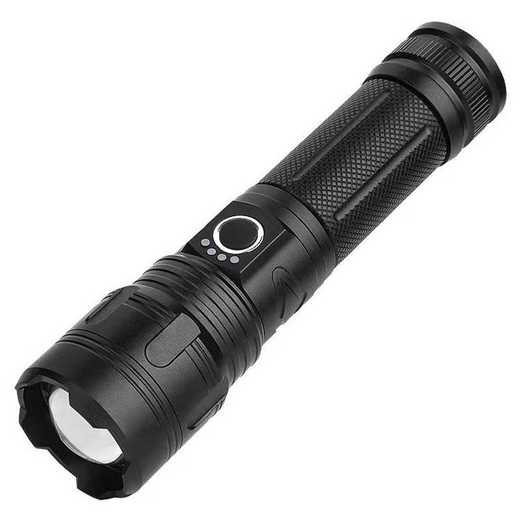 2021 New 20W XHP50.2 Waterproof Zoom High Power Flashlight Super bright Powerful Rechargeable Led Torch Light With 18650 Battery