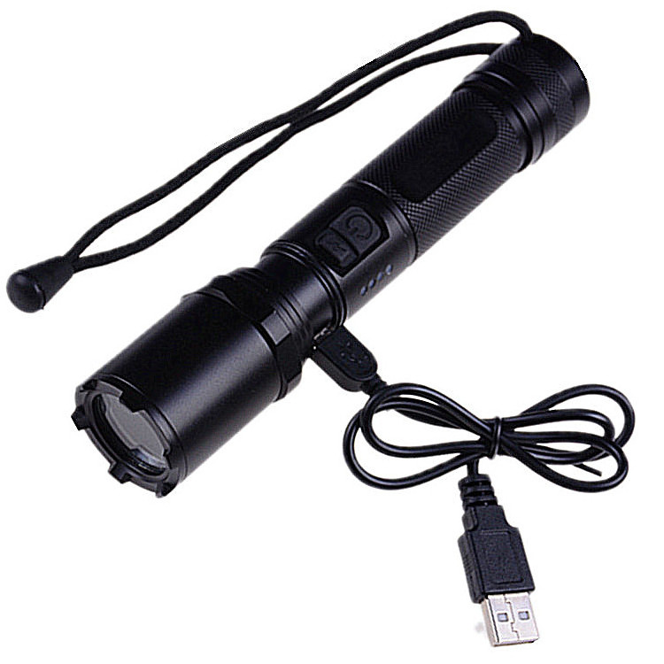 Waterproof Diving Light IP68 USB Recharge 18650 High Powerful Led Diving Flashlight 500 Lumens