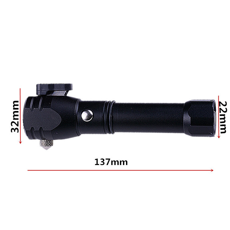 Factory Customized portable  Police security Aluminum  Rechargeable  Led  Flashlight