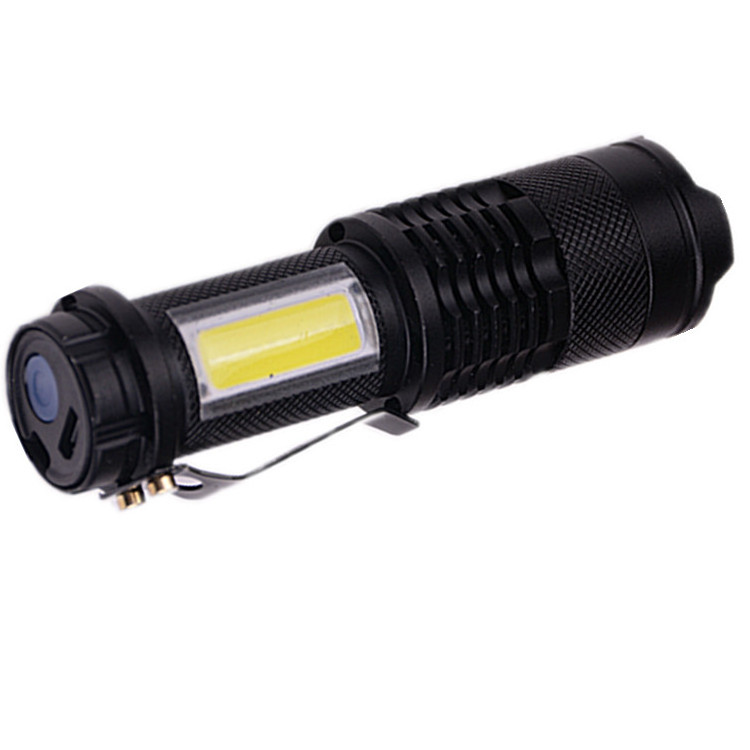 EDC Telescopic Zoomable Small Torch,High Powered Mini Flashlight with Battery as Promotional Giftift