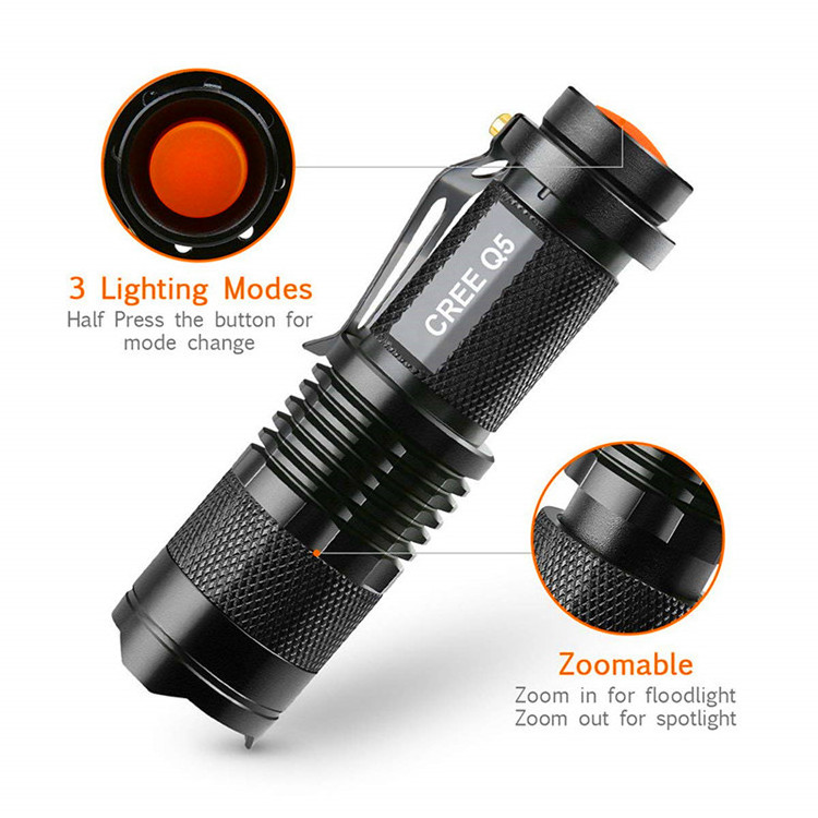 Wholesale Waterproof Aluminum Rechargeable Mini Torch Keychain Portable Linterna de Led Tactical Flashlight For Promotion Gift