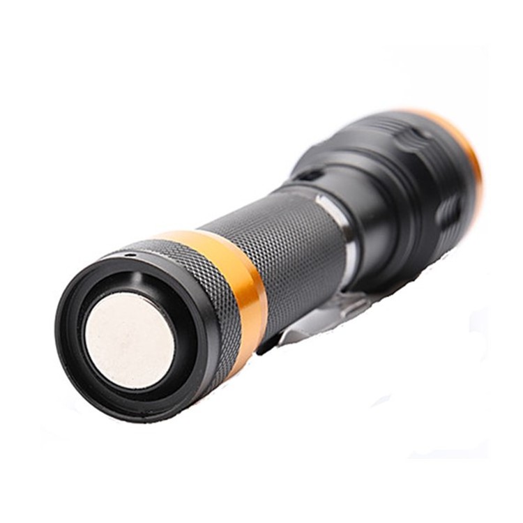 Multi-purpose Warning Flashing Torch for Adventure Bright Replaceable Battery USB Magnetic Working Light with Safety Hammer