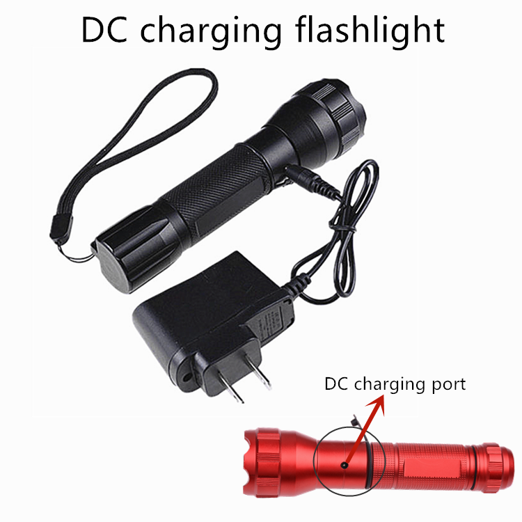 Customized Color DC Charger Geepas Britelite Torch 18650 Battery Attacking Head Free Laser logo Cheap led Torch Light Flashlight