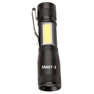 Hot Sale Focus Zoomable cob Pen Torch 3 modes aluminum Waterproof Mini Led Flashlight with clip