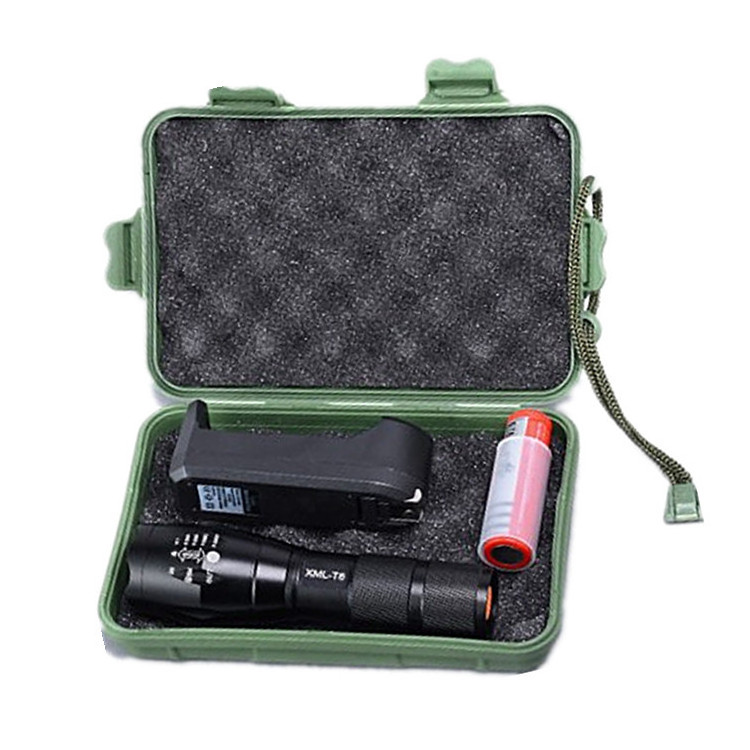 Waterproof 1000 lumens Focus adjustable Zoom Flashlight 18650 Rechargeable Battery powered Led XML T6 Japan Torch Light